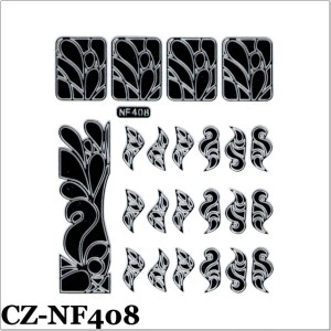 CZ-NF 408. Szablon do wzorków - czarny