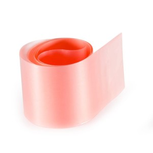 Nowość ! Folia transferowa salmon pink (1014) - folia do zdobień lakierów hybrydowych, żeli uv i akrylu (arkusz cm: 25x4)