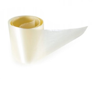 Nowość ! Pastelowa folia transferowa cream yellow (1005) - folia do zdobień lakierów hybrydowych, żeli uv i akrylu (arkusz cm: 25x4)