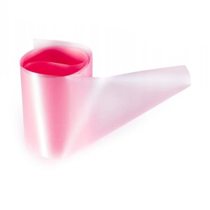 Nowość ! Pastelowa folia transferowa pink (1001) - folia do zdobień lakierów hybrydowych, żeli uv i akrylu (arkusz cm: 25x4)