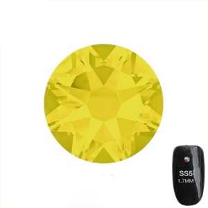Cyrkonie szklane szlifowane Citrine SS5 50 sztuk
