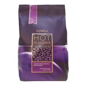 ItalWax Plum Film Wax - wosk twardy w granulkach do depilacji bezpaskowej niskotemperaturowy 1kg