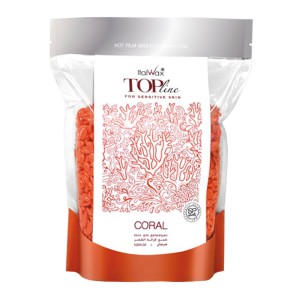 ItalWax Top Formula Coral Film Wax - hipoalergiczny niskotemperaturowy wosk koral do skóry wrażliwej w granulkach dropsach do depilacji bezpaskowej 750 gram