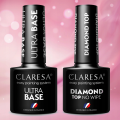 2x Claresa lakier hybrydowy TOP DIAMOND NO WIPE 5g + ULTRA BASE 5g 02.png