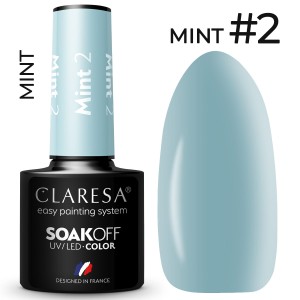 Claresa Lakier hybrydowy MINT 2 5g
