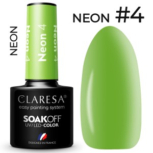Claresa Lakier hybrydowy NEON 4 5g