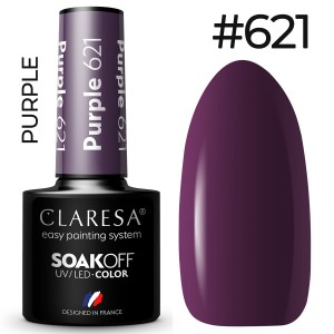 Claresa Lakier hybrydowy PURPLE 621 5g