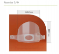 Osłonka na nos i usta Mouth Shield rozmiar S_M - 2 szt mini przyłbica 02.png