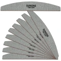 SUNONE Pilniki do paznokci 10 sztuk do manicure pedicure półksiężyc łódka zebra, gradacja 180_240.png