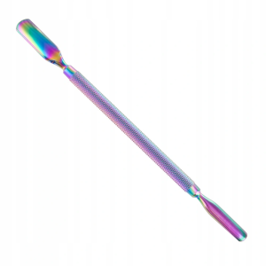 Dwustronne dłutko pusher do skórek i paznokci Rainbow YC004 radełko