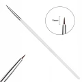 Pędzelek do zdobień Nail Art Brush #000 5mm biały.png