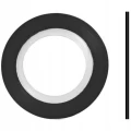Tasiemka do zdobień paznokci naklejka 1 mm A3 Black nitka czarna 01.png
