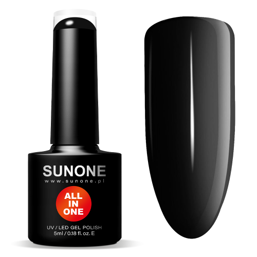 Sunone lakier hybrydowy 3w1 All In One Czarna Inez 5ml.jpg