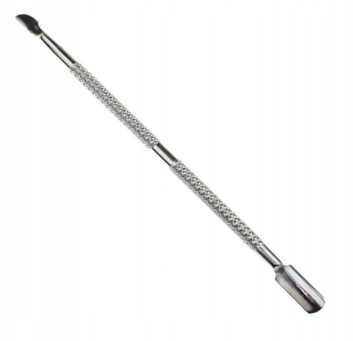 Radełko kopytko pusher ze stali nierdzewnej dwustronne standard manicure pedicure.png