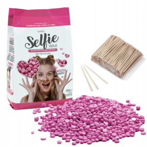 ItalWax Hipoalergiczny zestaw do depilacji twarzy wosk 100g + 10 x mikroszpatułka