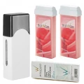 Depilacja zestaw 2x wosk ItalWax Rose Flex podgrzewacz paski 100457.png