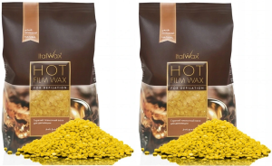2x wosk twardy naturalny ItalWax do depilacji w dropsach