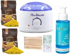 Zestaw do depilacji ItalWax podgrzewacz + 2x wosk naturalny