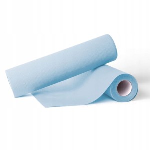 Medprox podkład podfoliowany medyczny serwety w rolce 50x30cm 40 sztuk niebieski