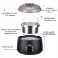 Zestaw do depilacji paskowej ItalWax podgrzewacz 100W + wosk w puszce aloesowy + dodatki 02.jpg
