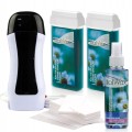 Zestaw do depilacji ItalWax podgrzewacz 65W + 2x wosk w rolce azulen + lotion + paski 01.jpg