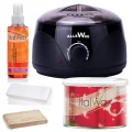 Zestaw do depilacji paskowej ItalWax podgrzewacz 100W + wosk w puszce truskawkowy + dodatki 01.jpg