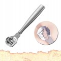 Omega srebrna metalowa do stóp ścinak skrobak do pięt pedicure 05.jpg