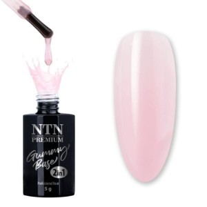 NTN Premium Gummy Base 2in1 nr 6 Lucky Hush baza kauczukowa do lakierów hybrydowych 5g