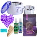 Zestaw do depilacji ItalWax podgrzewacz 100W + wosk twardy Plum 1 kg + lotiony + szpatułki + talk 01.jpg