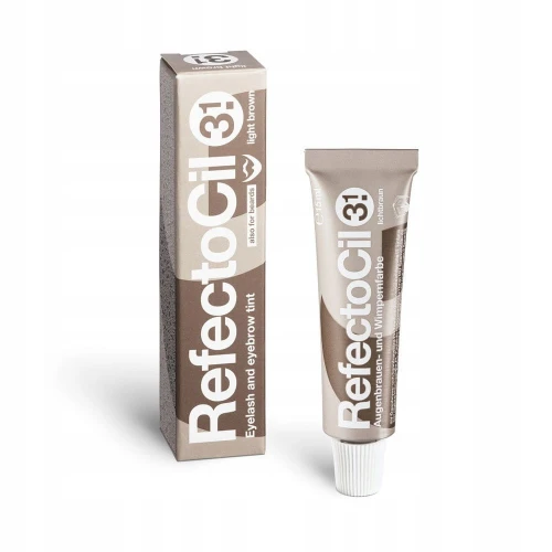 RefectoCil Henna w żelu do brwi i rzęs 3.1 jasny brązowy 15ml 01.jpg