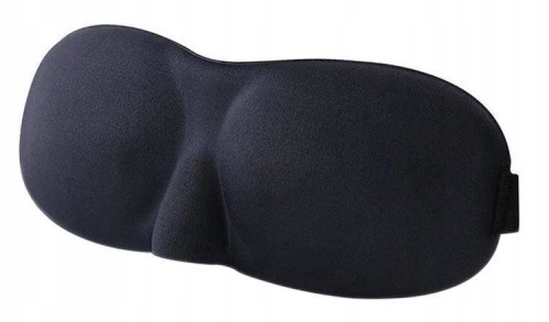 Maska opaska na oczy do spania czarna unisex AG198E 01.jpg