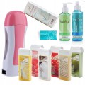Zestaw ItalWax do depilacji - podgrzewacz 65W + 6x wosk w rolce aromatyczny 100ml + żele + paski + talk 01.jpg