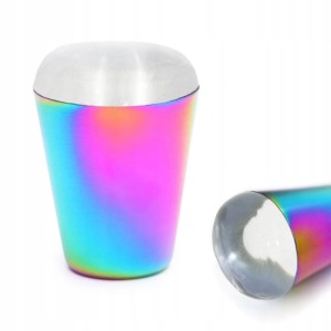 Stempel stempelek tęczowy do odbijania wzorów z blaszek i płytek Rainbow 3,8cm