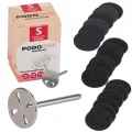 Dysk tarcza do pedicure Pododisk zestaw trzpień z dyskiem + nakładki tarcze wymienne S 15mm 02.jpg