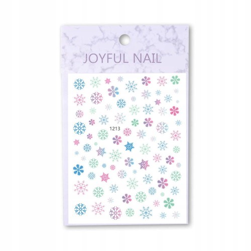 Naklejki do paznokci cienkie samoprzylepne świąteczne Joyful Nail nr 1213 01.jpg