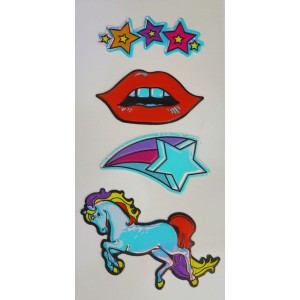 06. Unicorn Glam - duża samoprzylepna naklejka