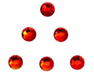 50 X Fireopal Oryginalne Cyrkonie Swarovski Ss-10