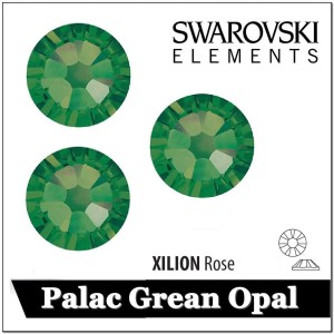 50 X Palac Green Opal Oryginalne Cyrkonie Swarovski Ss-5