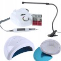 Zestaw urządzeń do paznokci - frezarka DM208 40W + lampa UV LED 48W + lampka na biurko 5W.jpg
