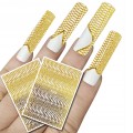 z Naklejki do paznokci cienkie samoprzylepne Flower Nail Dried black nr B066 08.jpg