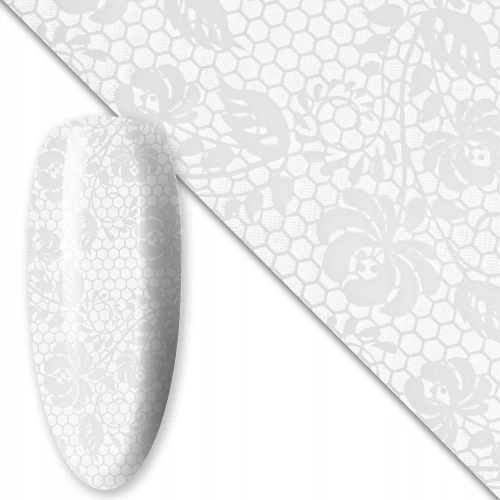 Folia transferowa do zdobień paznokci 80 cm White nr 2 01.jpg