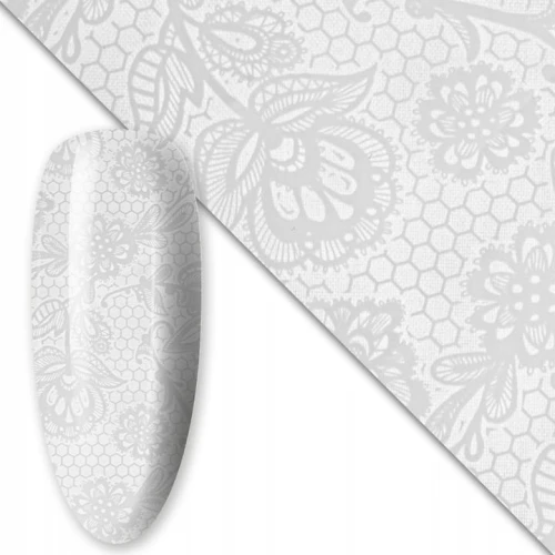 Folia transferowa do zdobień paznokci 80 cm White nr 3 01.jpg