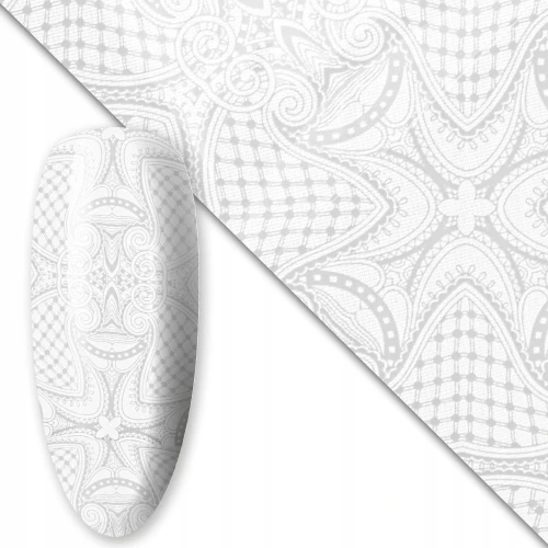 Folia transferowa do zdobień paznokci 80 cm White nr 6 01.jpg