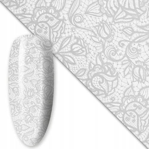 Folia transferowa do zdobień paznokci 80 cm White nr 12 01.jpg