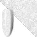 Folia transferowa do zdobień paznokci 80 cm White nr 17 01.jpg
