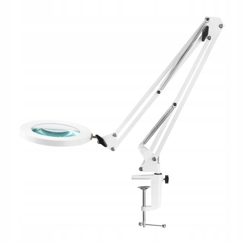 Activ Lampa kosmetyczna LED z lupą Glow 308 mocowana do blatu biała 01.jpg