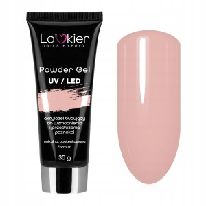 Akrylożel Powder Gel La'kier 30ml paznokcie NUDE