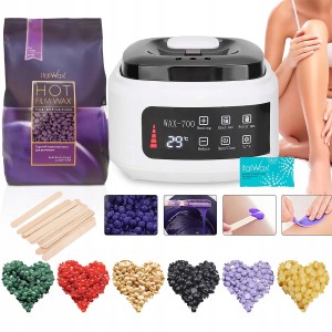 Zestaw do depilacji - podgrzewacz PRO WAX 700 + wosk 1kg (do wyboru) + talk + szpatułki