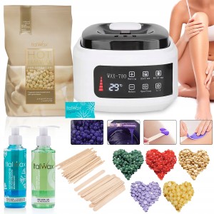 Zestaw do depilacji - podgrzewacz PRO WAX 700 + wosk 500g (do wyboru) + preparaty + talk + szpatułki