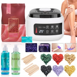 Zestaw do depilacji - podgrzewacz PRO WAX 700 + wosk 1kg (do wyboru) + preparaty + talk + szpatułki
